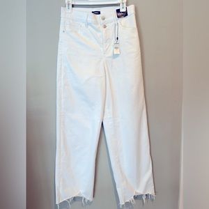 Women’s Express super high rise flare jeans size 29 in white